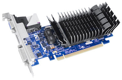 Placa vdeo Asus Geforce EN210 Silent 1GB VGA DVI HDMI