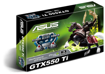 Placa vdeo Asus Geforce GTX550TI 1GB DDR5 VGA DVI HDMI