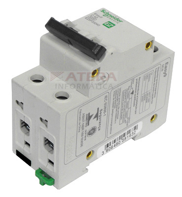 Disjuntor Schneider Electric  EZ9F33210, 10A X 2 polos