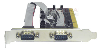 Placa serial PCI 2 portas Flexport F1121e perfil alto