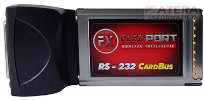 Carto PCMCIA com 2 portas seriais Flexport F1310
