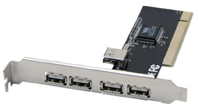 Placa PCI com 4 portas USB verso 1.1 Flexport F1557W