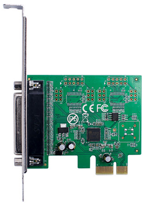 Placa PCIe X1 c/ 1 porta paralela Flexport F2211C