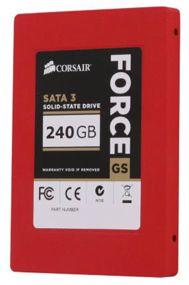 SSD Corsair Force GS 240GB, SATA3, 6Gbps, 555MBps 