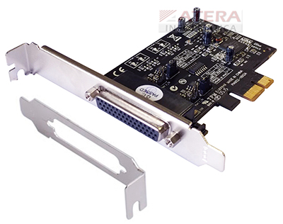 Placa serial PCI-e Flexport com 2 portas RS-422/RS-485