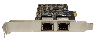 Placa rede PCI-e FlexPort F2723EG 2 gigabit perfil alto