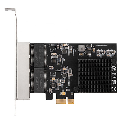 Placa de rede PCI-e X1 c/ 4 portas Gigabit Flexport