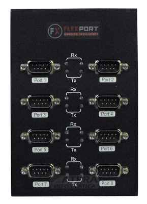 Conversor USB p/ 8 portas seriais RS232 FlexPort F5181e