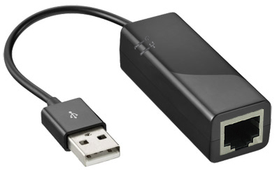 Conversor USB 2.0 p/ rede Ethernet 10/100 Mbps Flexport