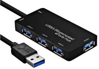 HUB USB 3.0 com 4 portas Flexport F6049W sem fonte