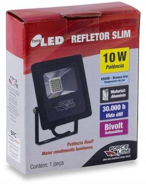 Refletor de LED 10W Forceline 6500K 900 lm IP66 30Kh