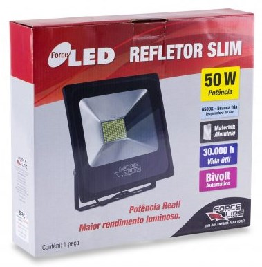 Refletor de LED 50W Forceline 6500K 4500lm IP66 30Kh