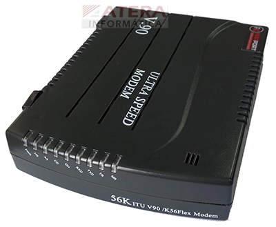 Fax-Modem externo serial RS232 56Kbps FlexPort FM56k-RS