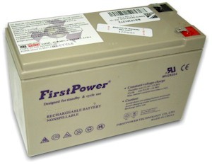 Bateria selada FirstPower FP12V9Ah (FP1290), 12VDC, 9Ah