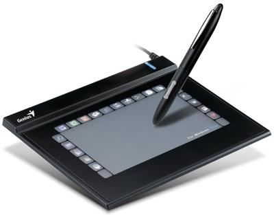 Tablet slim 3 x 5 pol. Genius G-Pen F350 USB c/ caneta
