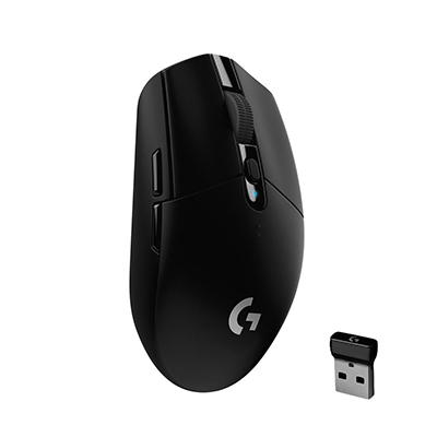 Mouse Logitech Gamer G305 sem fio LightS at 12Kdpi USB