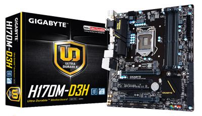 Placa me Gigabyte GA-H170M-D3H DDR3 LGA1151 V. HDMI D