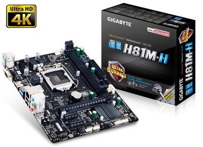 Placa me Gigabyte GA-H81M-H p/ Intel LGA1150 VGA HDMI
