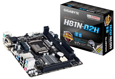 Placa me Gigabyte GA-H81N-D2H LGA-1150 DDR3 VGA HDMI