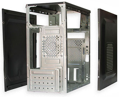 Gabinete micro ATX K-Mex GM-02T9 fonte 200W reais 