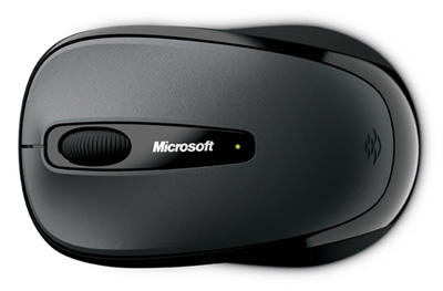 Mini mouse sem fio Microsoft Wireless Mobile 3500, USB