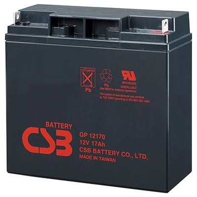 Bateria CSB GP12170 12VDC 17Ah 80W longa vida 5 anos