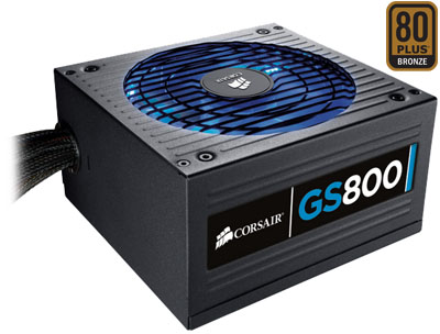 Fonte ATX12V v. 2.3 800W Corsair GS800 Gaming series