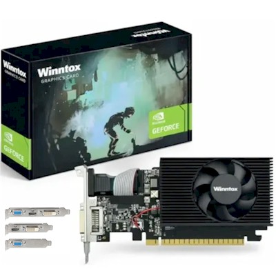 Placa de v�deo Winnfox NVidia Geforce  2GB SDDR3 GT730LP-2GD3-A