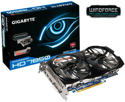 Placa vdeo Gigabyte HD7850 1GB DDR5 256bit DVI,HDMI,DP