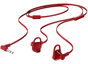 Headset c/ microfone HP Intra H150 red, P2 3,5mm 3mW
