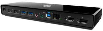 Replicador de portas HP 3005PR USB3 p/ 6USB HDMI DP Eth