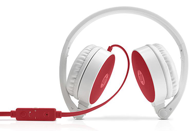 Headset c/ microfone HP H2800 Red, P2 c/ ajuste udio