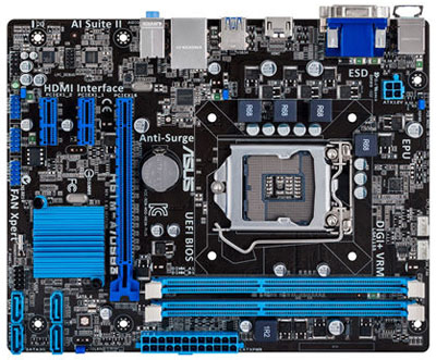 Placa me Asus H61M-A/USB3, Intel LGA1155 HDMI VGA DVI