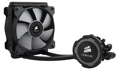 Cooler c/ gua p/ CPU Corsair Hydro H75 p/ Intel e AMD