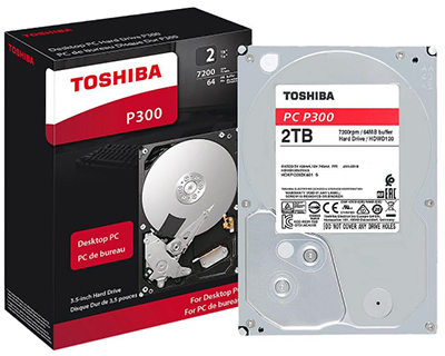 HD box 2TB 3,5 pol. Toshiba 7200 RPM 64MB cache 6Gbps
