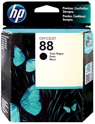 Cartucho tinta HP 88, C9385AL preto 24,5ml K550, K5400