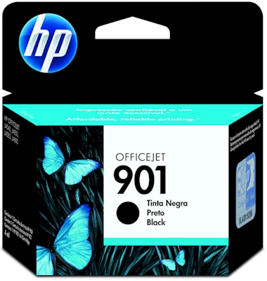 Cartucho preto HP 901 (CC653AB) 4, ml J4540 J4580 J4680