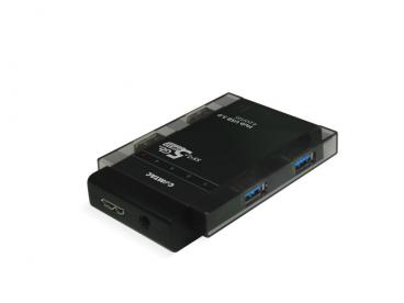 HUB USB 3.0 com 4 portas e fonte externa Comtac 9181