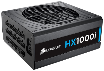Fonte ATX 1000W p/ PC profissional, Corsair HX1000I