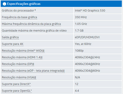 Processador Intel i3-6100 3,7GHz 3MB cache LGA-1151 6G