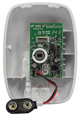 Sensor infravermelho Intelbras SFIO IVP 2000 SF sem fio