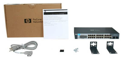 Switch HP J9561A V1410-24G Procurve 24 portas gigabit