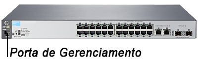 Switch HP J9782A 2530-24 24 portas 10/100 2 Gigabit SFP