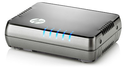 Switch HP J9792A (1405-5G), 5 portas 10/100/1000 Mbps