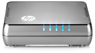 Switch HP J9792A (1405-5G), 5 portas 10/100/1000 Mbps