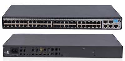 Switch HP 1910-48 JG540A 48 portas 10/100, 2 Gbit, 2SFP