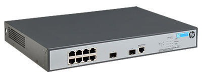 Switch HPE JG920A 1920-8G 8 portas Gigabit e 2 SFP 