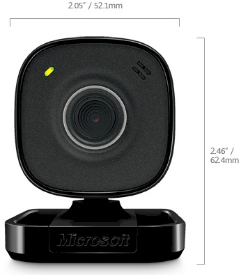 WebCam Microsoft LifeCam VX-800 (JSD-00014) c/ microf