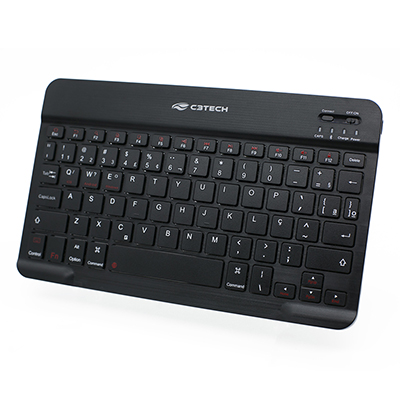 Mini teclado sem fio Bluetooth C3Tech K-BT40 bat. recarregvel