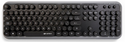 Teclado, mouse s/ fio C3Tech K-W200 preto, antirespingo